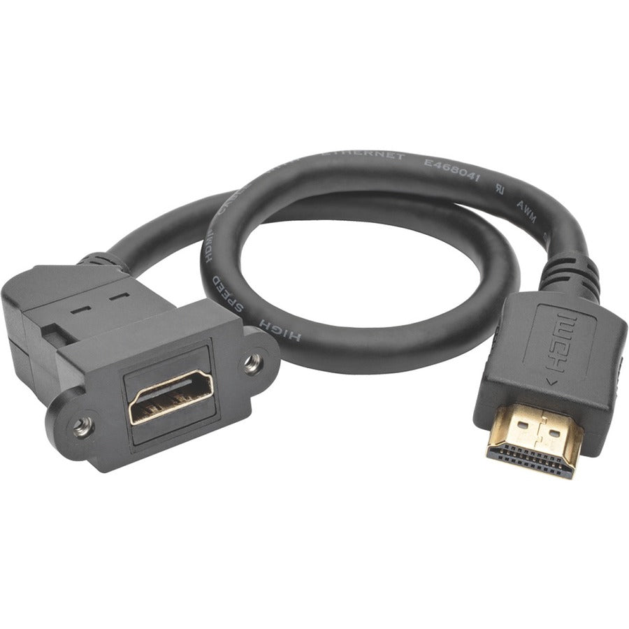 Tripp Lite by Eaton P162-001-KPA-BK HDMI Extension Audio/Video Cable with Ethernet P162-001-KPA-BK