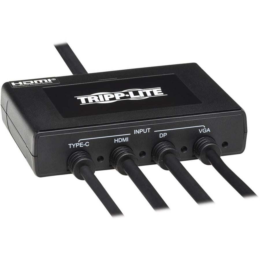 Tripp Lite by Eaton B321-4X1-HDVC Adaptateur de présentation multiformat 4 ports B321-4X1-HDVC