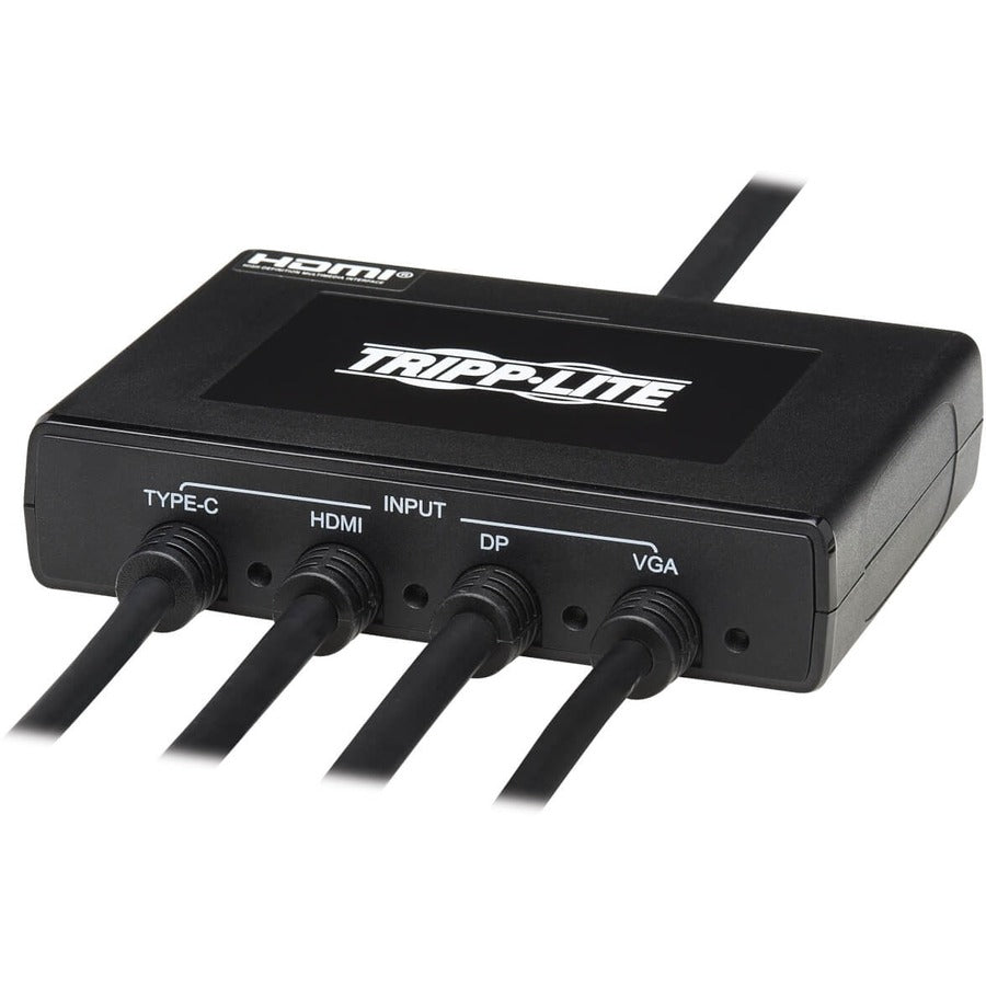 Tripp Lite by Eaton B321-4X1-HDVC Adaptateur de présentation multiformat 4 ports B321-4X1-HDVC