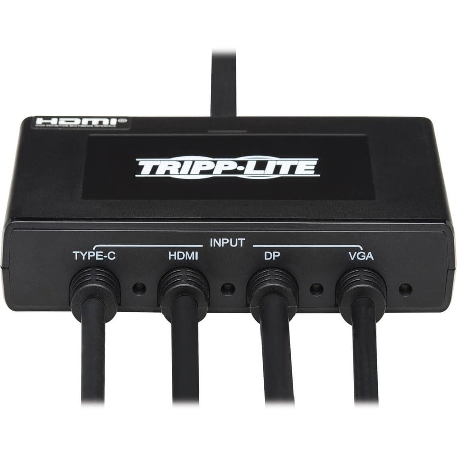 Tripp Lite by Eaton B321-4X1-HDVC Adaptateur de présentation multiformat 4 ports B321-4X1-HDVC