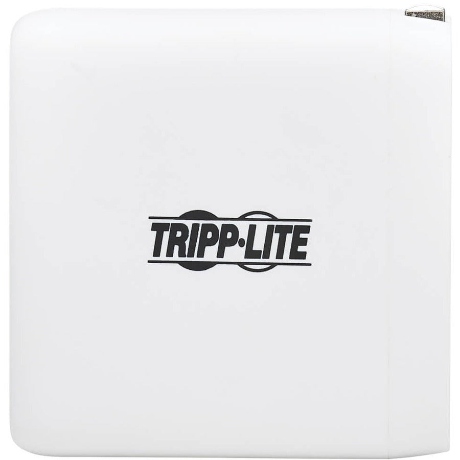 Tripp Lite by Eaton Compact 1-Port USB-C Wall Charger - GaN Technology, 100W PD3.0 Charging, White U280-W01-100C1G