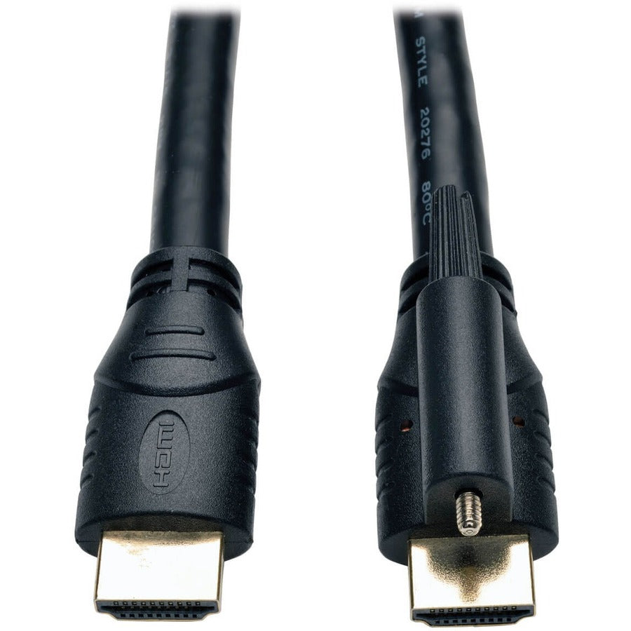 Tripp Lite 6ft High Speed HDMI Cable with Ethernet and Locking Connector Ultra HD 4K x 2K M/M 6' P569-006-LOCK