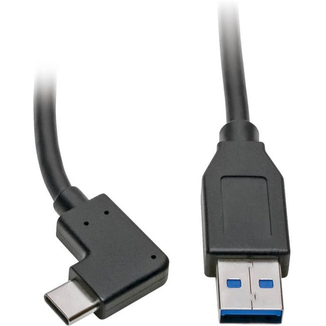 Tripp Lite by Eaton U428-003-CRA Right-Angle USB-C to USB-A Cable, M/M, 3 ft. U428-003-CRA