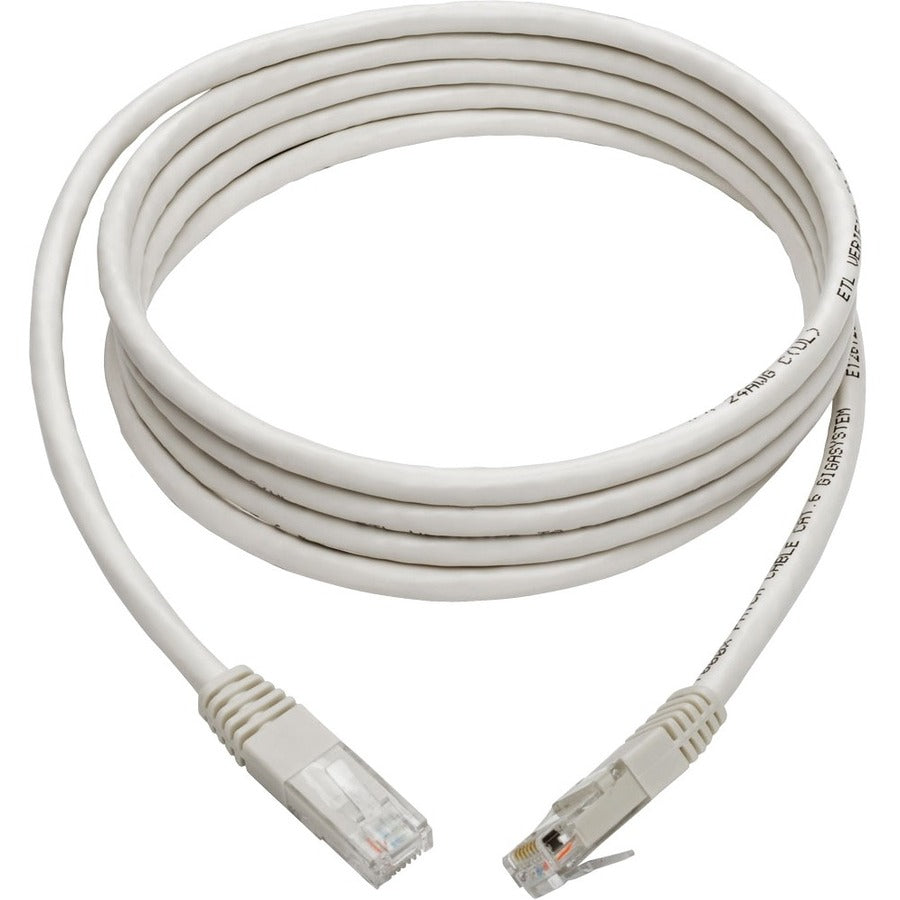 Tripp Lite by Eaton Cat6 Gigabit Molded Patch Cable (RJ45 M/M), White, 7 ft N200-007-WH