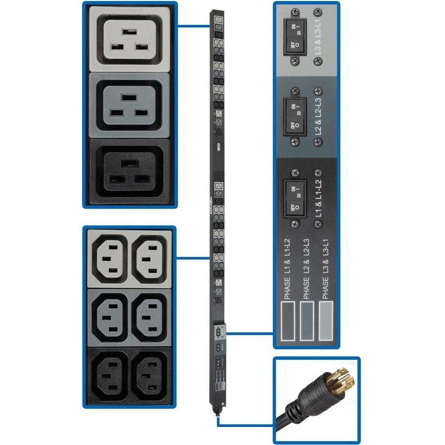 Tripp Lite by Eaton PDU3V6L2130 48-Outlets PDU PDU3V6L2130