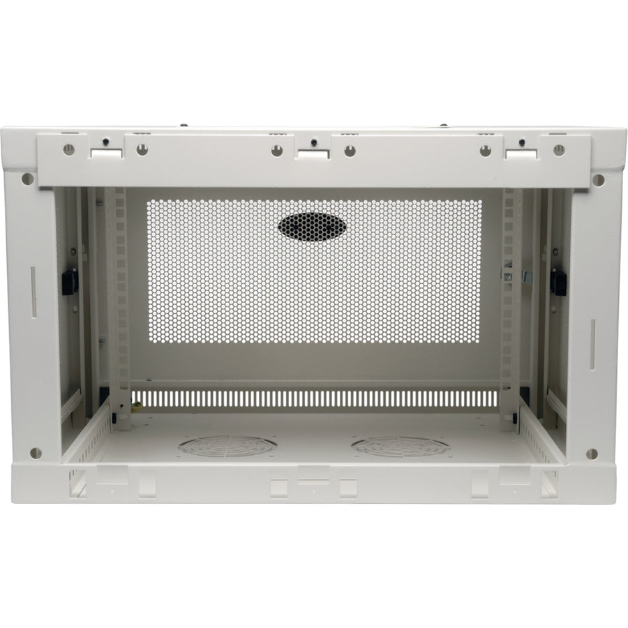 Tripp Lite by Eaton White SmartRack 6U Wall-Mount Rack Enclosure Cabinet SRW6UW