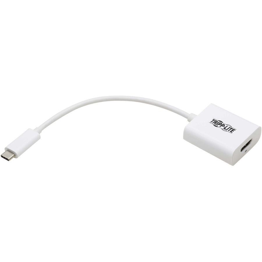 Adaptateur Tripp Lite by Eaton USB-C vers HDMI (M/F) - 8K 60 Hz, HDR, 4:4:4, HDCP 2.3, Blanc U444-06N-HD8K6W