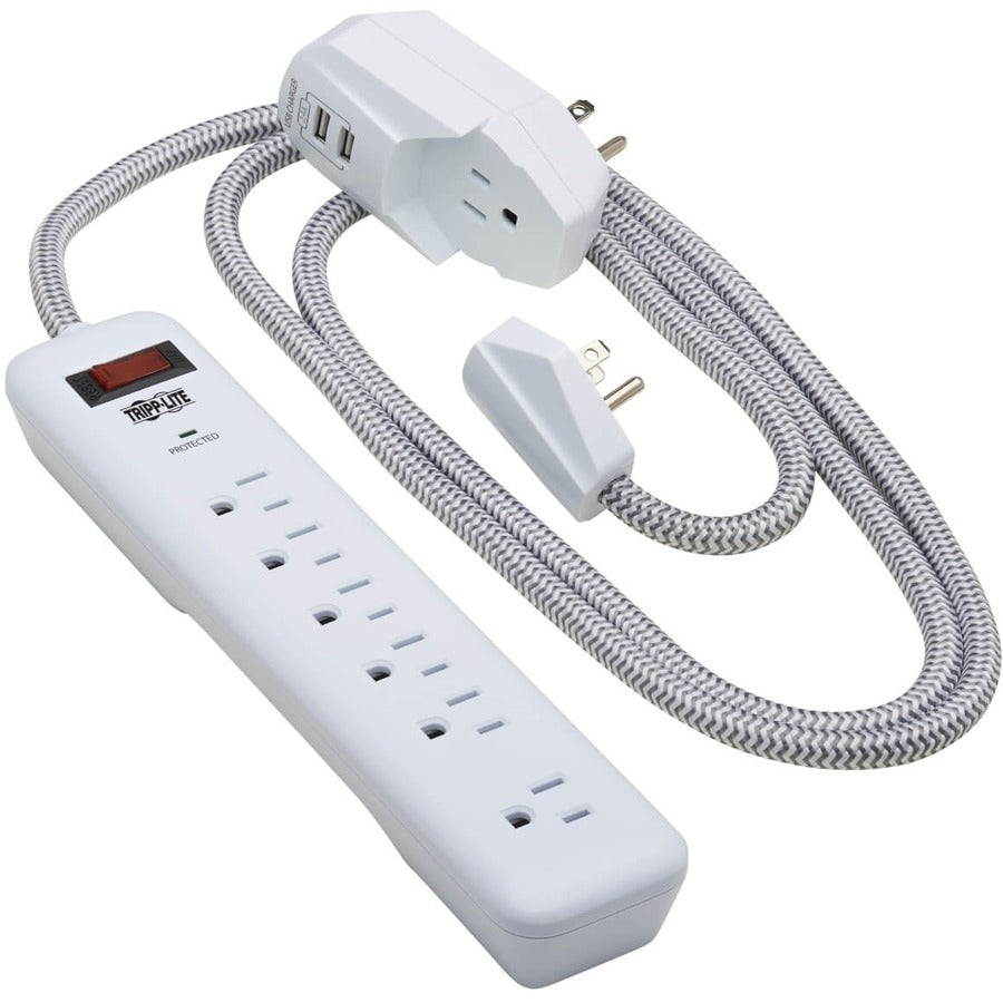 Tripp Lite by Eaton Protect It! TLP616USB 7-Outlet Surge Suppressor/Protector TLP616USB