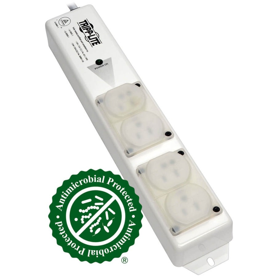 Tripp Lite 4 Outlet Medical-Grade Power Strip PS-415-HGULTRA