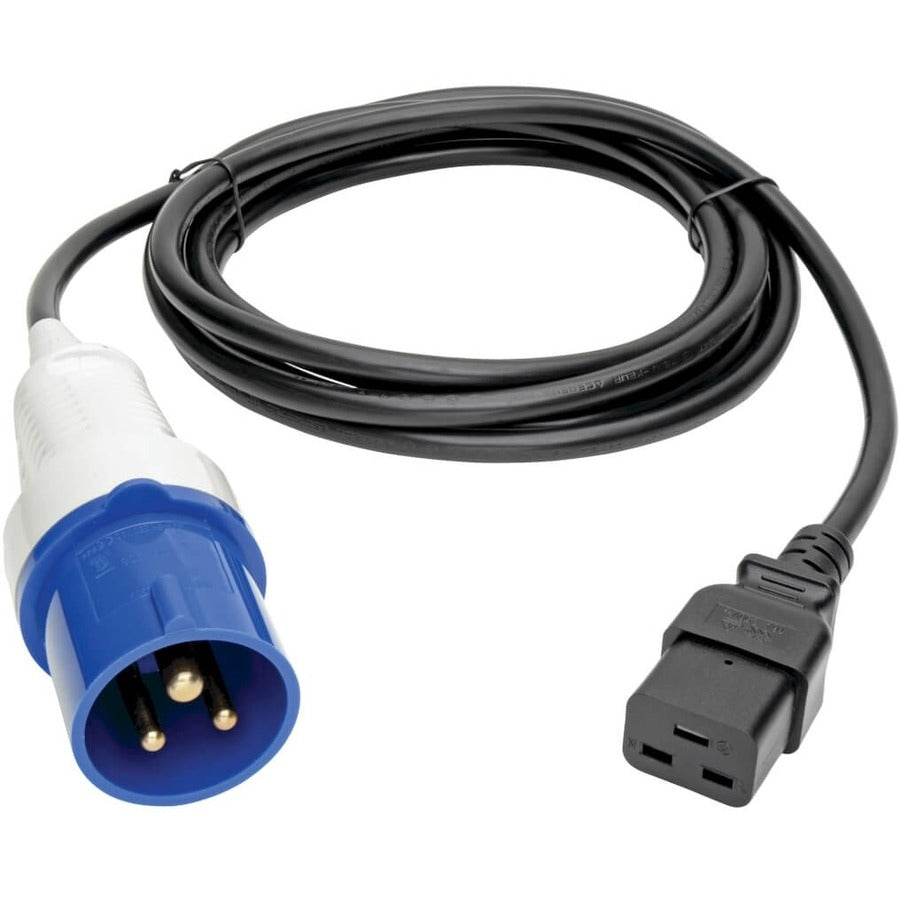 Tripp Lite 10ft Power Cord Extension Cable IEC309 to C19 Heavy Duty 16A 10' P070-010