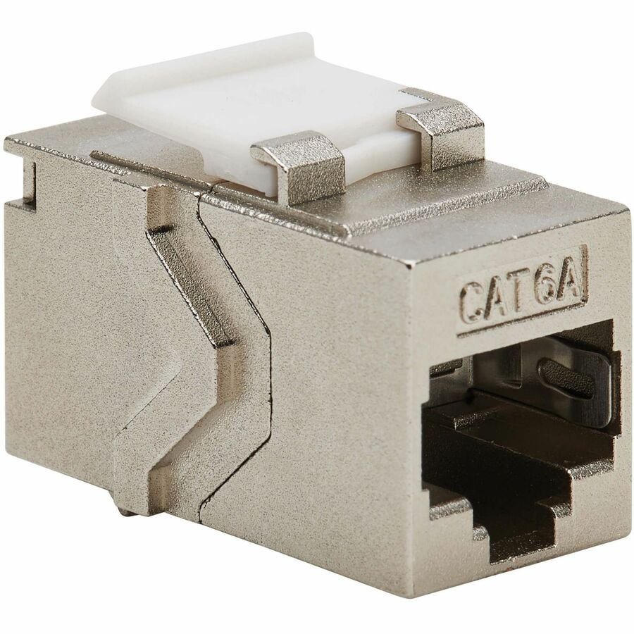 Tripp Lite by Eaton Cat6a Shielded Snap-In Coupler (RJ45 F/F), TAA N235-001-SH6A-1