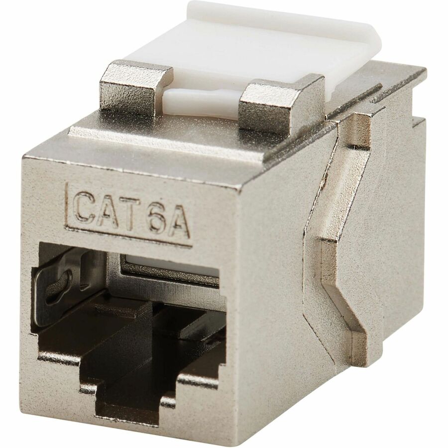 Tripp Lite by Eaton Cat6a Shielded Snap-In Coupler (RJ45 F/F), TAA N235-001-SH6A-1