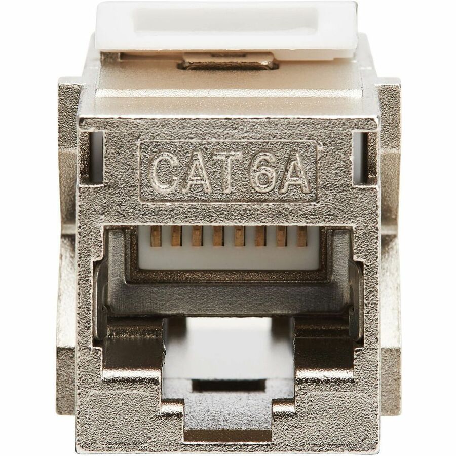 Tripp Lite by Eaton Cat6a Shielded Snap-In Coupler (RJ45 F/F), TAA N235-001-SH6A-1