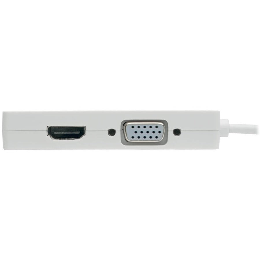 Tripp Lite by Eaton U444-06N-HDV4K Adaptateur convertisseur tout-en-un USB-C vers HDMI/DVI/VGA, 6 pouces U444-06N-HDV4K