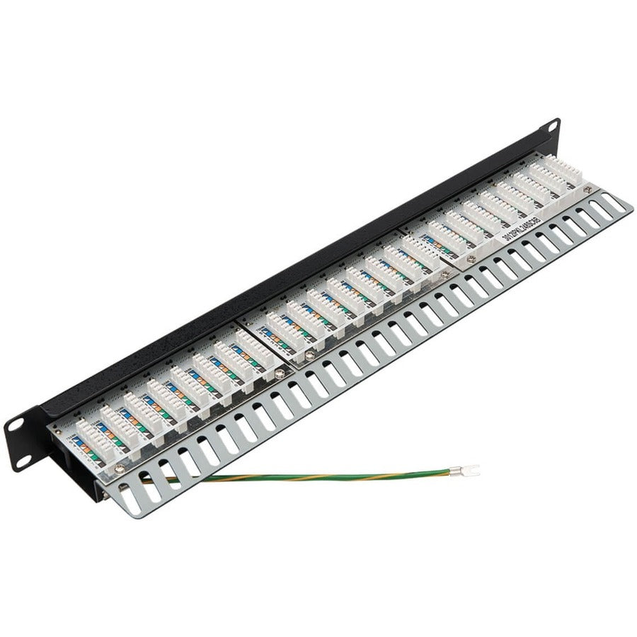 Tripp Lite by Eaton N252-024-SH-K Cat6 24-Port Patch Panel, 1U N252-024-SH-K