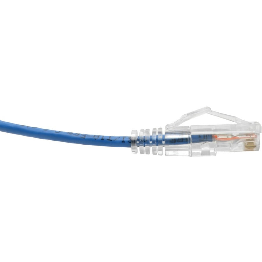 Tripp Lite by Eaton Cat6 UTP Patch Cable (RJ45) - M/M, Gigabit, Snagless, Molded, Slim, Blue, 15 ft. N201-S15-BL