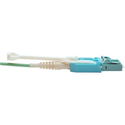 Tripp Lite by Eaton 1M (3.28-ft.) MTP / MPO Fan-out Cable, MTP/MPO to 8 x LC, 40GbE OM3 Plenum N844-01M-8LC-PT