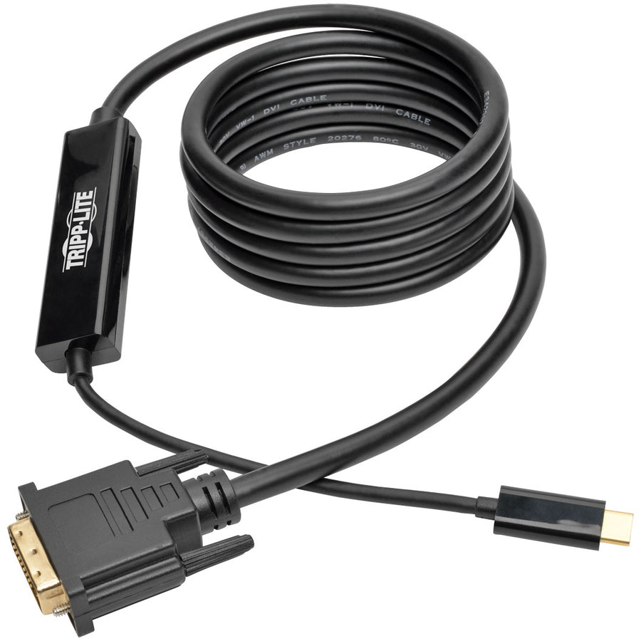 Tripp Lite by Eaton USB C to DVI Adapter Cable (M/M), 1920 x 1080 (1080p), 6 ft U444-006-D