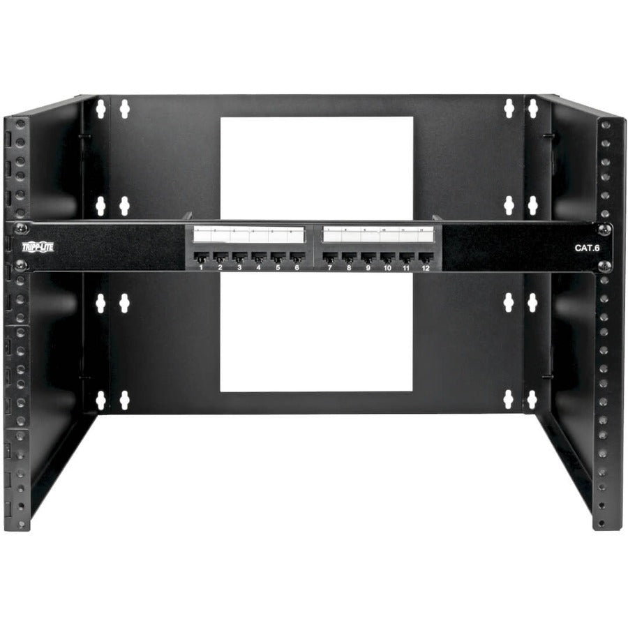 Tripp Lite by Eaton SRWO8UBRKT Wall Mount for Network Switch, Patch Panel - Black SRWO8UBRKT