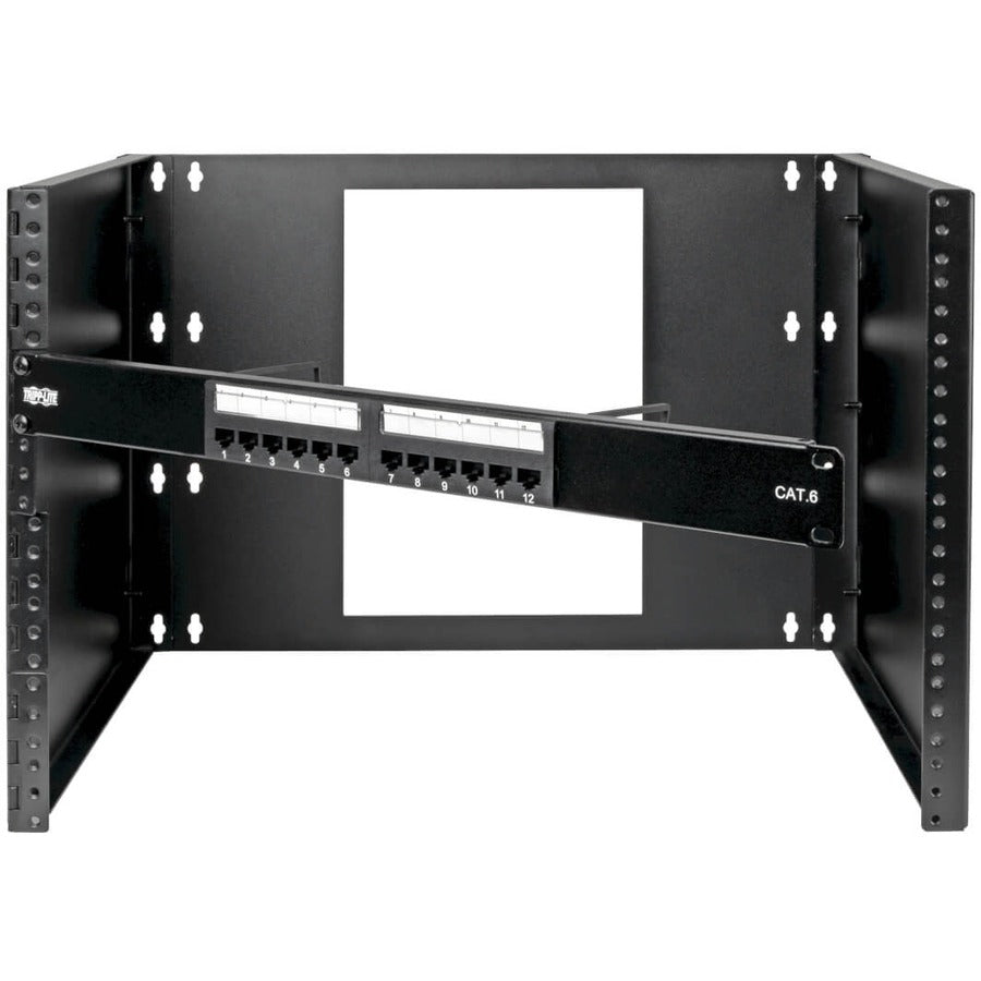 Tripp Lite by Eaton SRWO8UBRKT Wall Mount for Network Switch, Patch Panel - Black SRWO8UBRKT