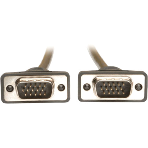 Tripp Lite 3ft VGA Coax Monitor Cable Low Profile with RGB High Resolution HD15 M/M 3' P502-003-SM