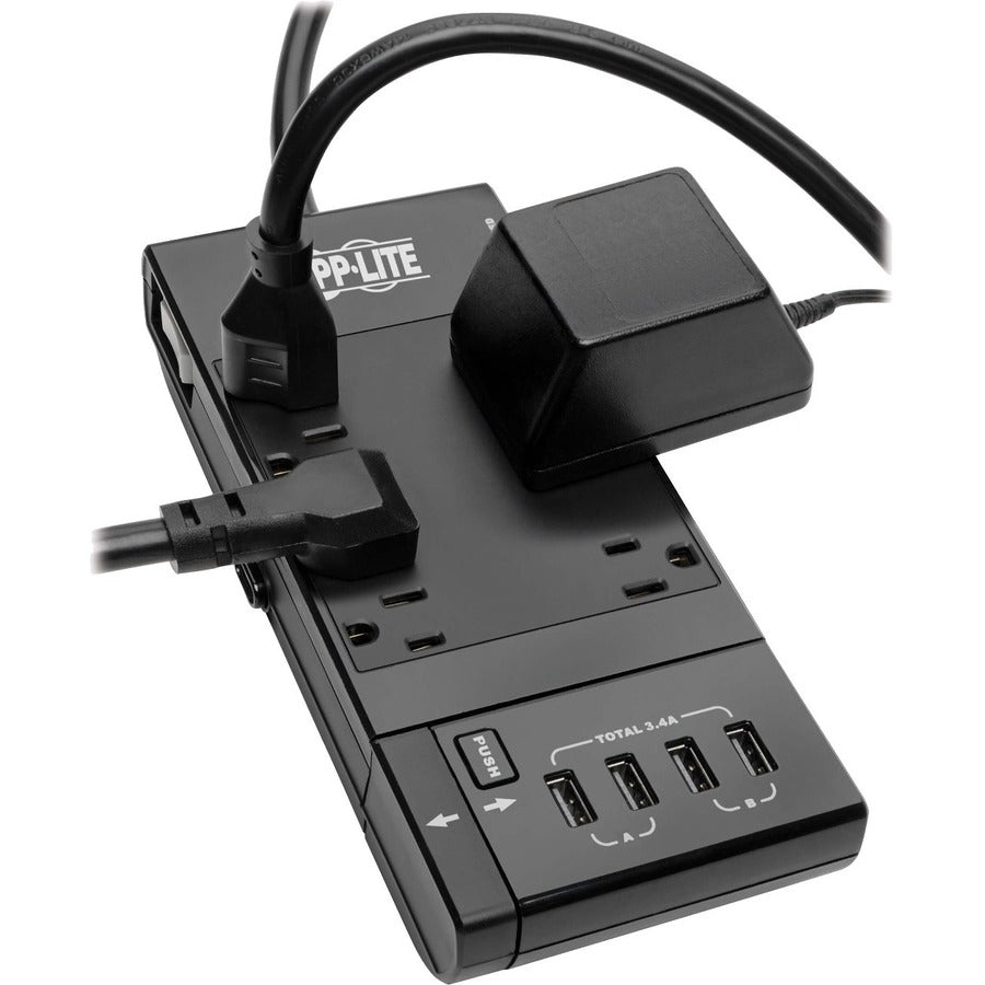 Tripp Lite by Eaton Safe-IT TLP68UBAM 10-Outlets Surge Suppressor/Protector TLP68UBAM