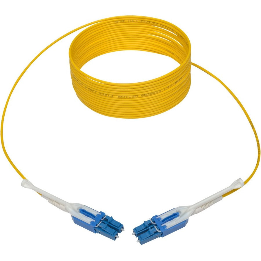 Tripp Lite by Eaton N370-05M-T Duplex Singlemode 9/125 Fiber Patch Cable, Push/Pull Tabs, 5 m N370-05M-T