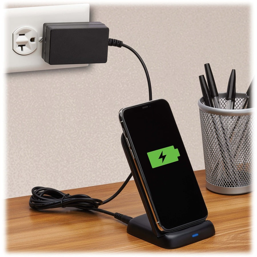 Tripp Lite by Eaton 10W Wireless Fast-Charging Stand With International AC Adapter, Black U280-Q01ST-P-BK