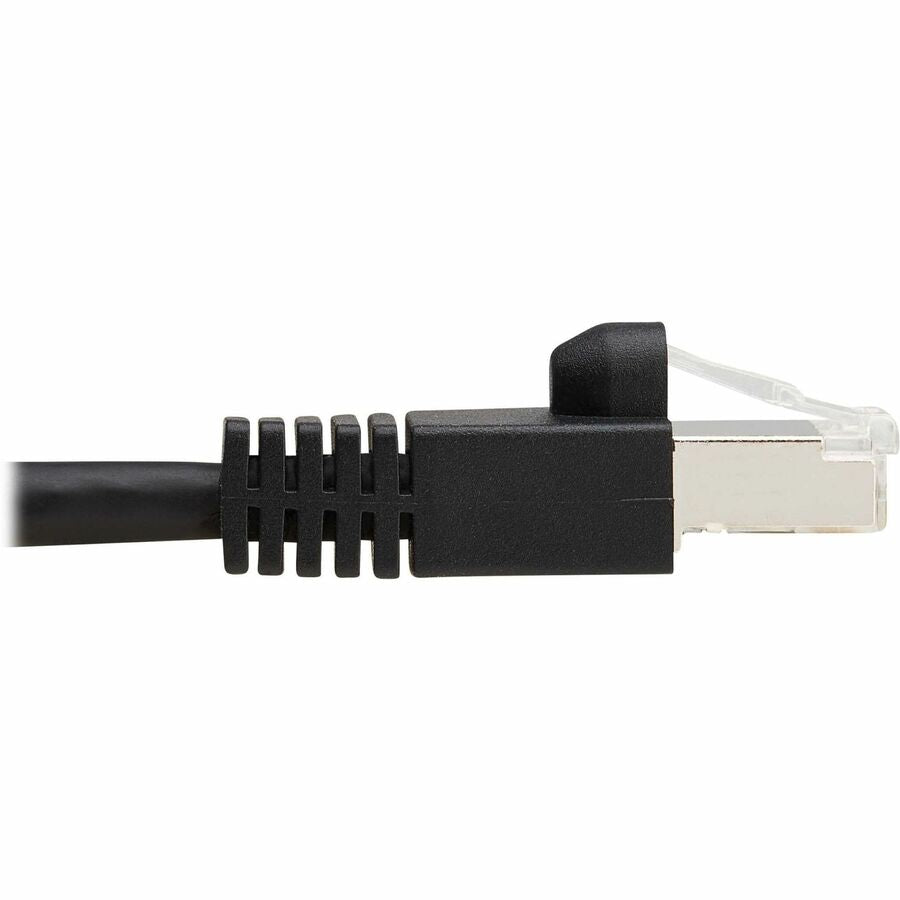 Câble Ethernet Tripp Lite by Eaton Cat8 40G SSTP sans accroc (RJ45 M/M), PoE, noir, 3 pi (0,9 m) N272-F03-BK