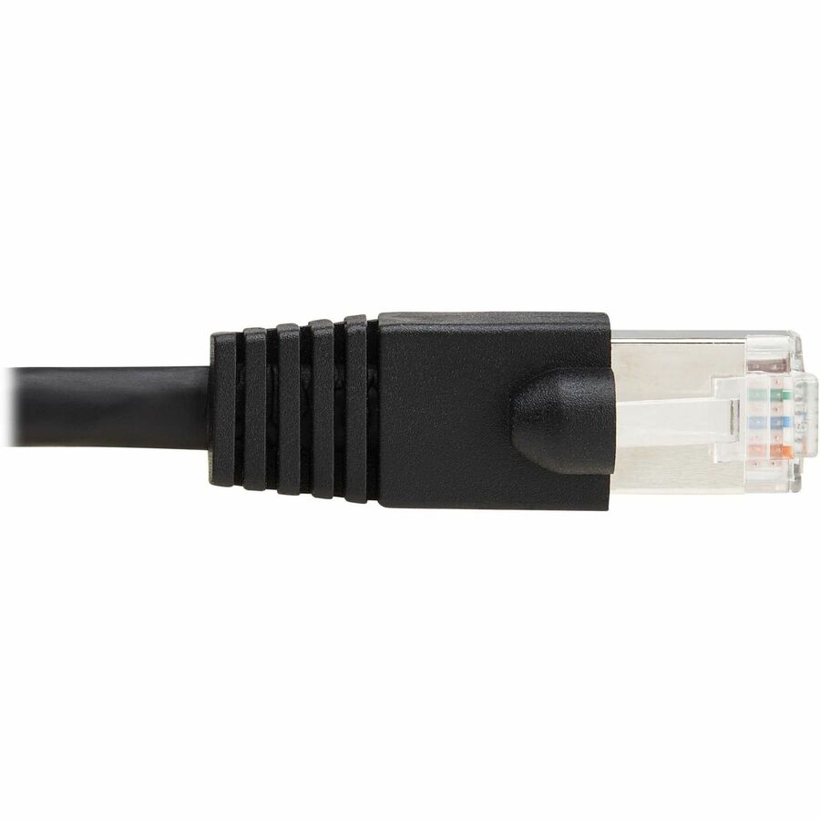 Câble Ethernet Tripp Lite by Eaton Cat8 40G SSTP sans accroc (RJ45 M/M), PoE, noir, 3 pi (0,9 m) N272-F03-BK