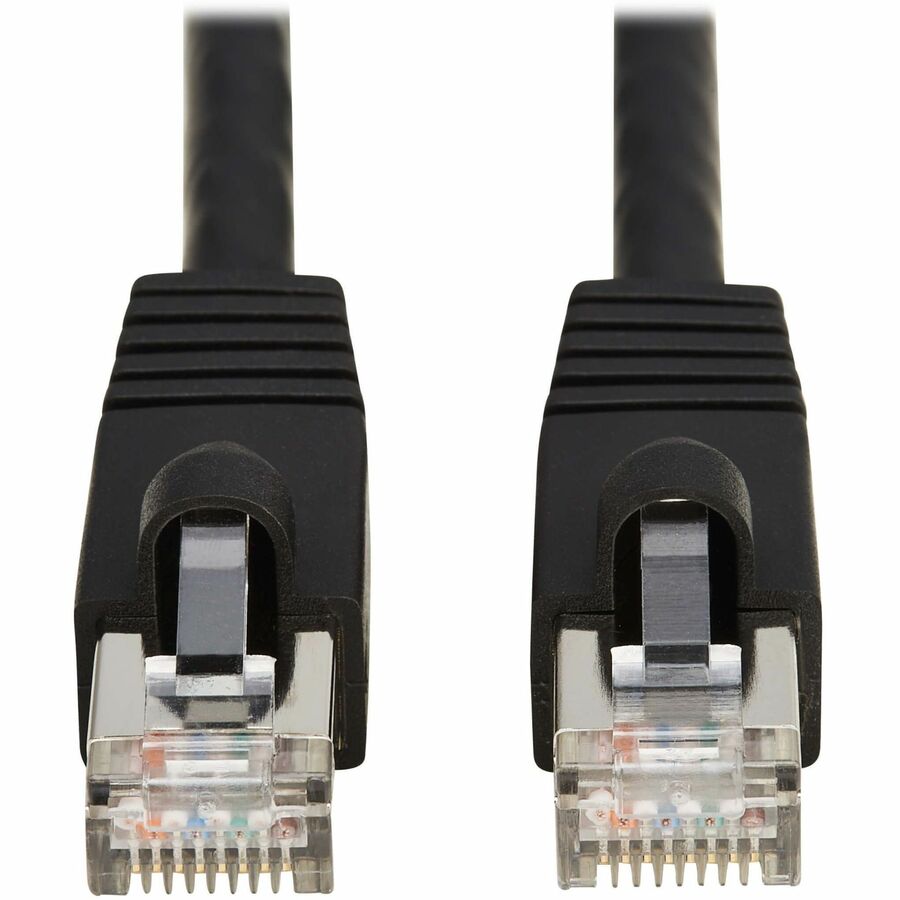 Câble Ethernet Tripp Lite by Eaton Cat8 40G SSTP sans accroc (RJ45 M/M), PoE, noir, 3 pi (0,9 m) N272-F03-BK