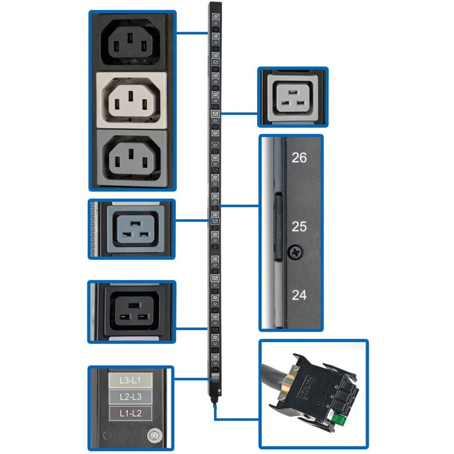 Tripp Lite by Eaton PDU3V20D354A 54-Outlet PDU PDU3V20D354A