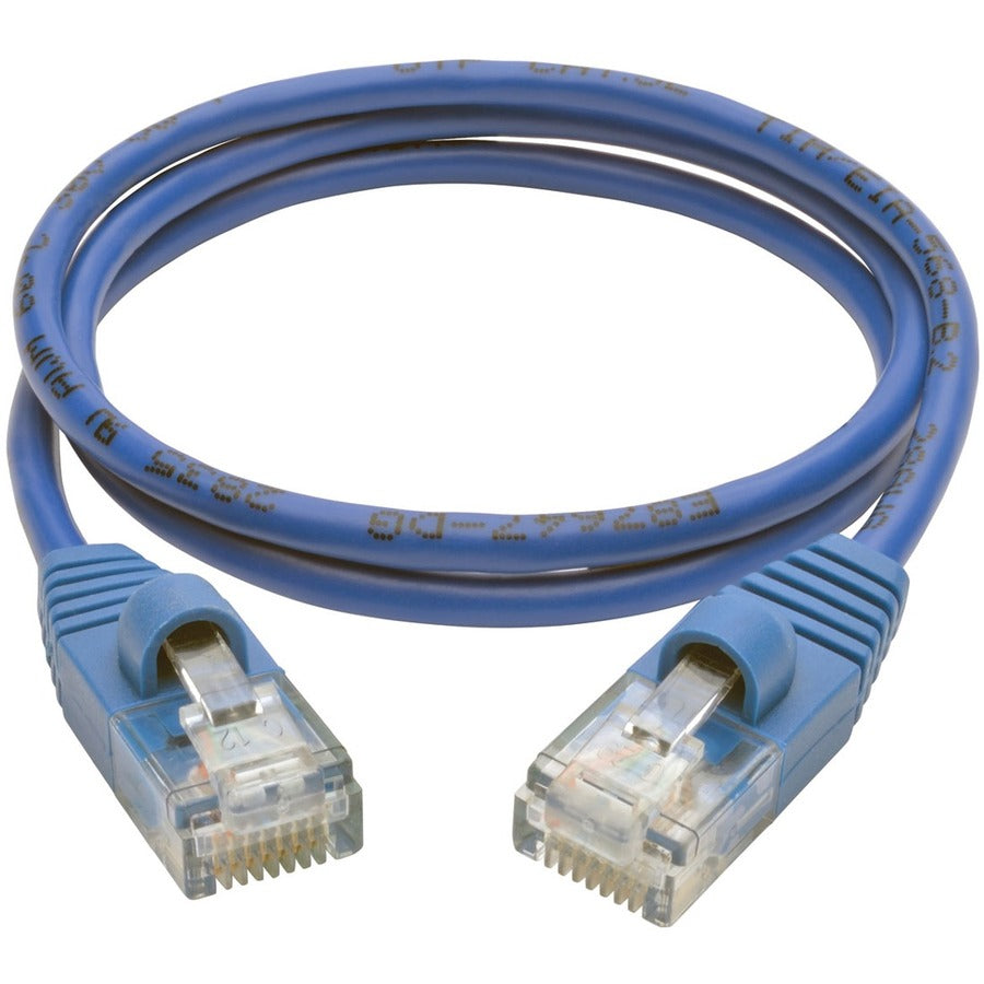 Tripp Lite by Eaton Cat5e Câble patch UTP moulé sans accroc Cat5e 350 MHz (RJ45 M/M), bleu, 0,6 m N001-S02-BL