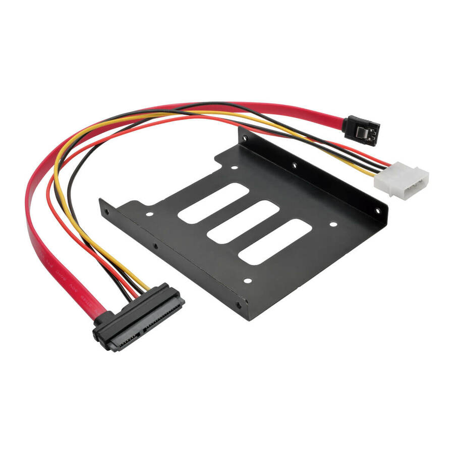 Tripp Lite by Eaton P948-BRKT25 Drive Mount Kit for Hard Disk Drive, Solid State Drive - Black P948-BRKT25