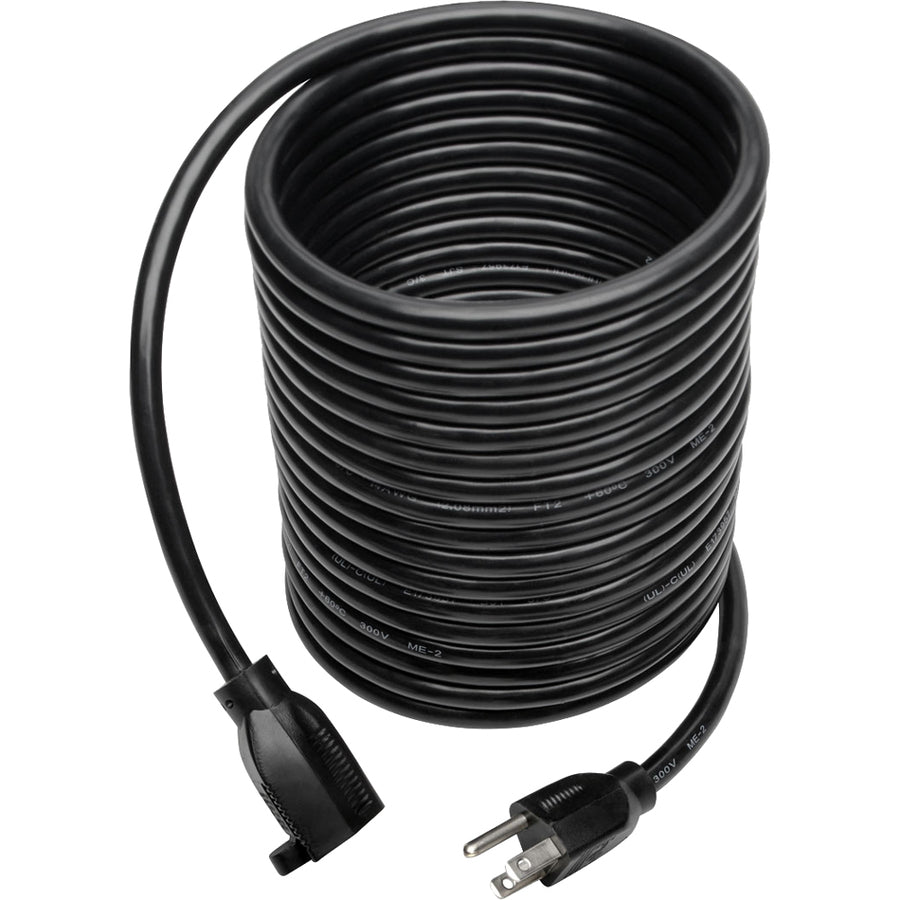 Tripp Lite by Eaton Heavy-Duty Power Extension Cord, 15A, 14 AWG (NEMA 5-15P to NEMA 5-15R), 25 ft. P024-025