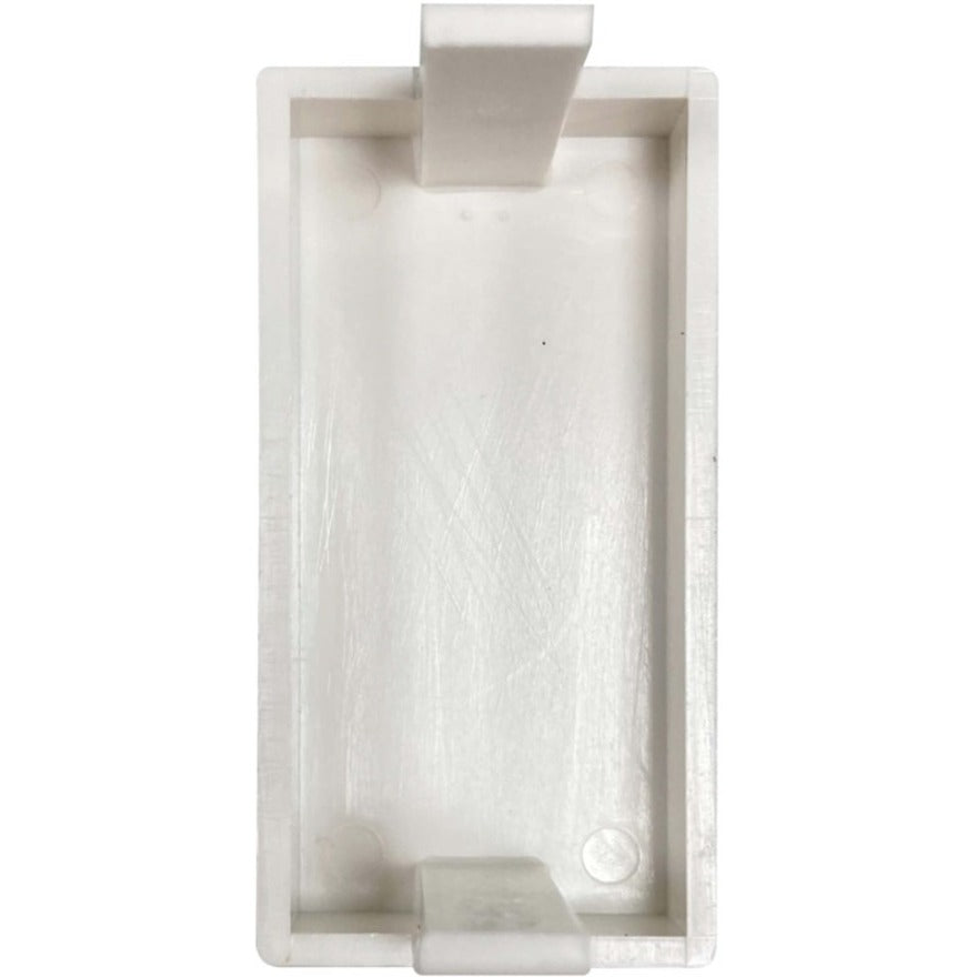 Tripp Lite by Eaton Blank Snap-In Insert, European Style, Vertical, 22.5 x 45 mm, White N042E-WHM0