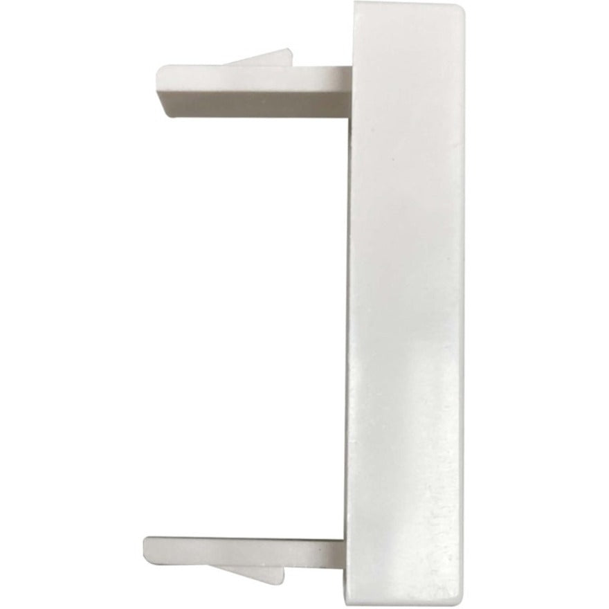 Tripp Lite by Eaton Blank Snap-In Insert, European Style, Vertical, 22.5 x 45 mm, White N042E-WHM0