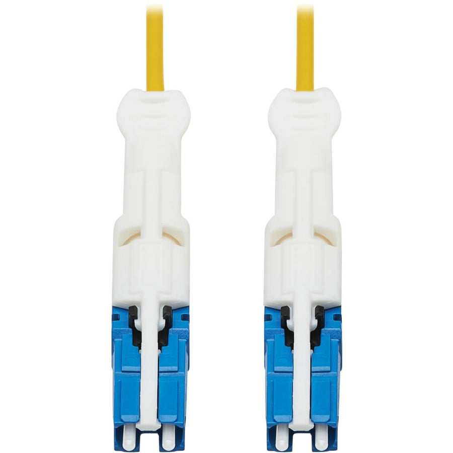 Tripp Lite by Eaton N381C-03M 400Gb Duplex Singlemode 9/125 OS2 Fiber Optic Cable, Yellow, 3 m N381C-03M