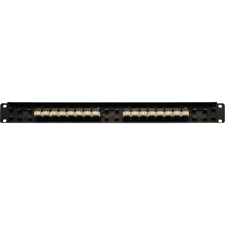 Panneau de brassage fibre Tripp Lite 16 ports 62,5/125 ou 50/125 LC/LC 1URM N490-016-LCLC