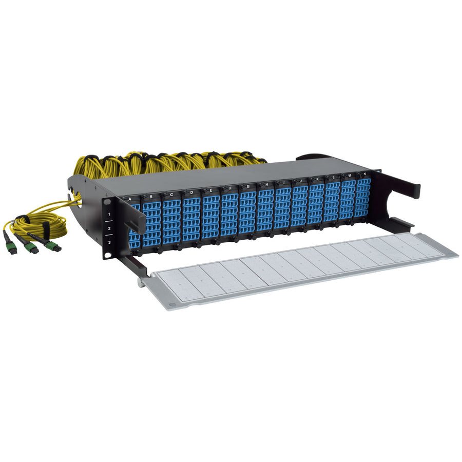 Tripp Lite by Eaton N48K-42M8L168SB 9/125 Breakout Fiber Patch Panel N48K-42M8L168SB