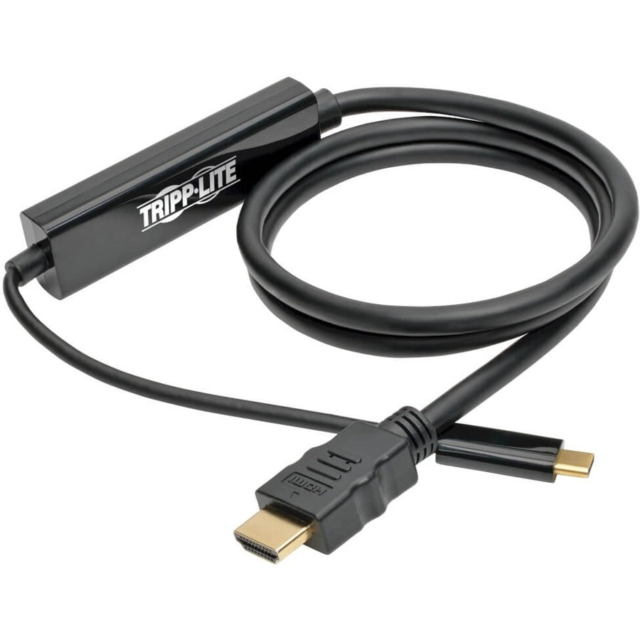 Tripp Lite by Eaton USB C to HDMI Adapter Cable (M/M), 3840 x 2160 (4K x 2K) @ 30 Hz, 3 ft U444-003-H