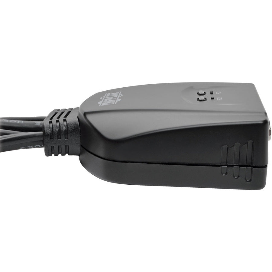 Tripp Lite by Eaton 2-Port USB/VGA Cable KVM Switch with Cables and USB Peripheral Sharing B032-VU2