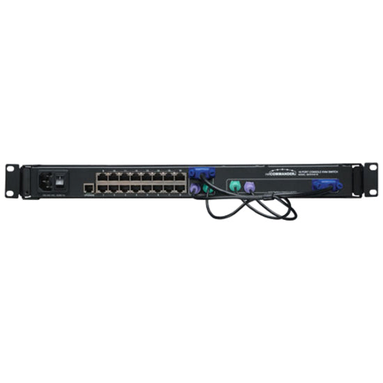 Tripp Lite NetCommander B070-016-19 Écran LCD monté en rack avec commutateur KVM - Boîtier en acier B070-016-19