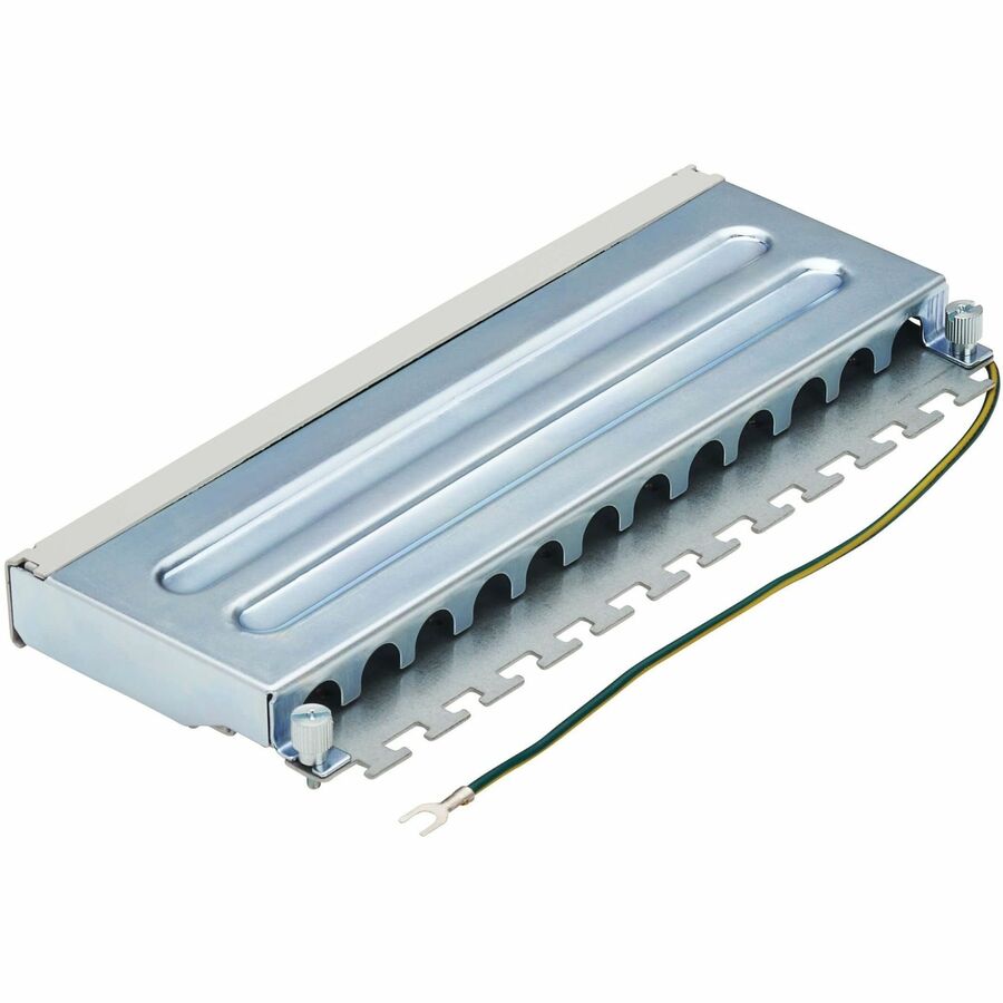 Tripp Lite by Eaton Cat6a STP Patch Panel, 12 Ports, DIN Rail or Wall Mount, TAA N250-SH12-DIN6A