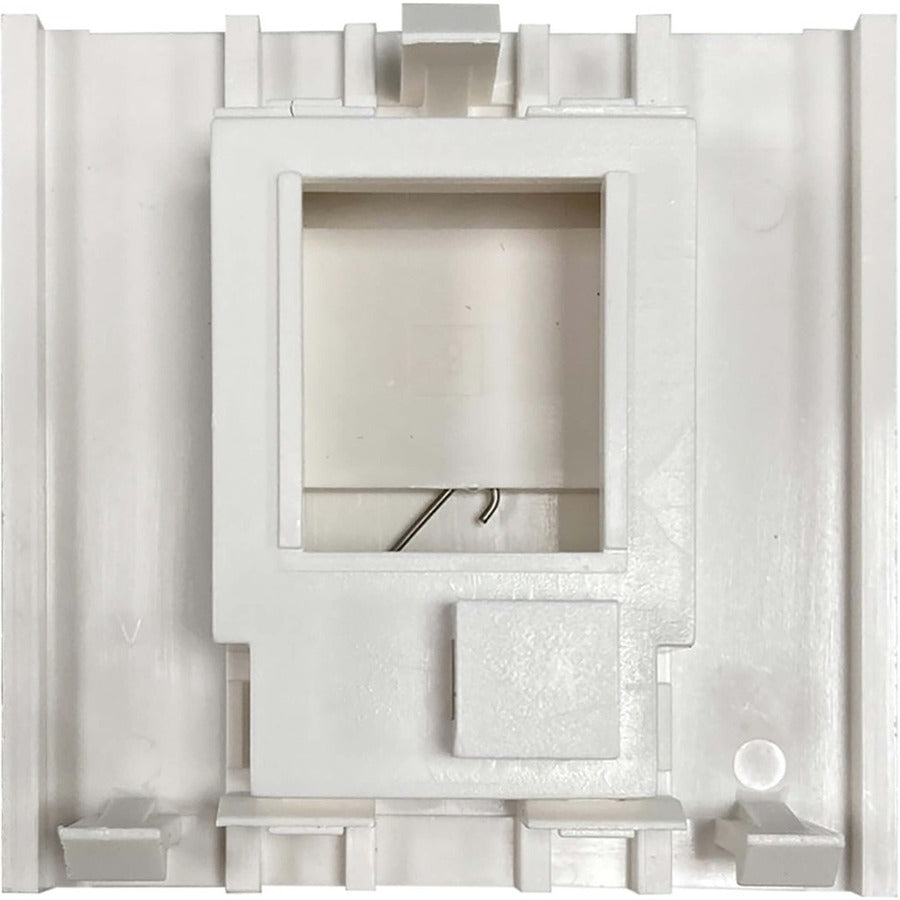 Tripp Lite by Eaton Module à obturateur non chargé à 1 port de style britannique, 50 x 50 mm, blanc N042U-WM1-S