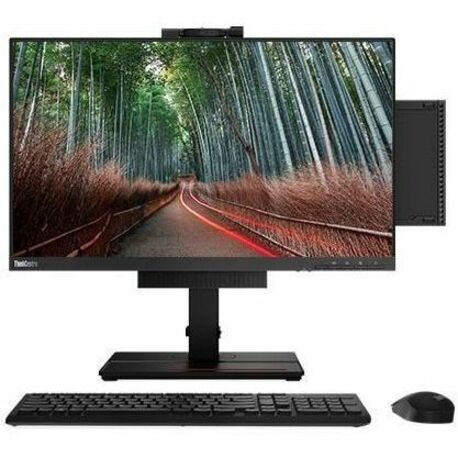 Ordinateur de bureau Lenovo ThinkCentre M70q Gen 4 12E3004YCA - Intel Core i5 13e génération i5-13400T Deca-core (10 cœurs) 1,30 GHz - 16 Go de RAM DDR4 SDRAM - 512 Go M.2 PCI Express NVMe 4.0 x4 SSD - Minuscule - Noir 12E3004YCA