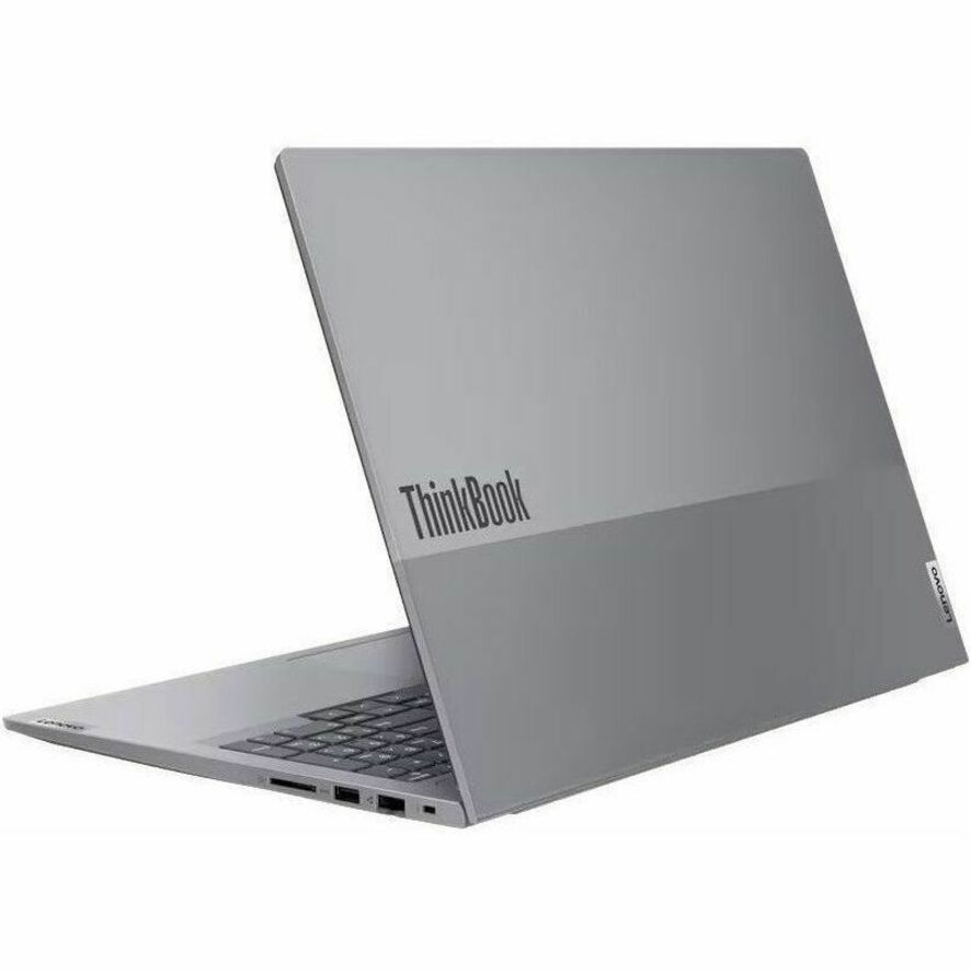 Lenovo ThinkBook 16 G6 IRL 21KH000GCA Ordinateur portable à écran tactile 16" - WUXGA - 1920 x 1200 - Intel Core i7 13e génération i7-1355U Deca-core (10 cœurs) 1,70 GHz - 16 Go de RAM totale - 512 Go SSD - Gris arctique 21KH000GCA