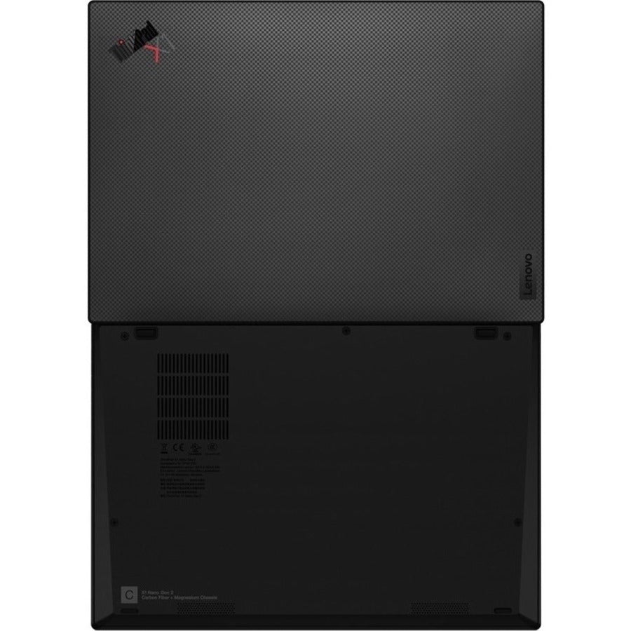 Lenovo ThinkPad X1 Nano Gen 2 21E80034US 13" Notebook - 2K - 2160 x 1350 - Intel Core i7 12th Gen i7-1270P Dodeca-core (12 Core) - 16 GB Total RAM - 16 GB On-board Memory - 512 GB SSD - Black Paint 21E80034US