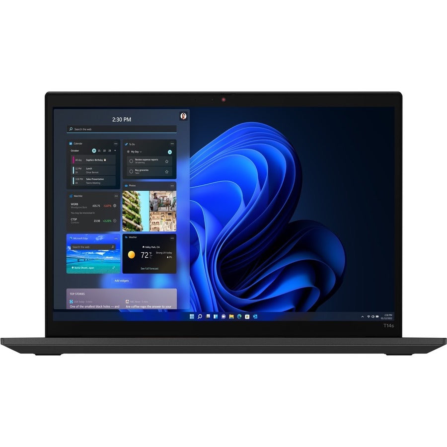 Lenovo ThinkPad T14s Gen 3 21BR00FFCA 14" Touchscreen Notebook - WUXGA - 1920 x 1200 - Intel Core i7 12th Gen i7-1270P Dodeca-core (12 Core) - 32 GB Total RAM - 32 GB On-board Memory - 512 GB SSD - Thunder Black 21BR00FFCA