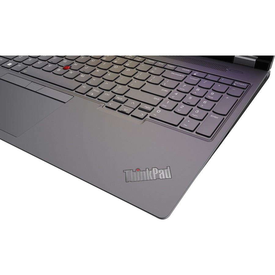 Station de travail mobile Lenovo ThinkPad P16 G1 21D60064US 16" - QHD+ - 3840 x 2400 - Intel Core i7 12e génération i7-12800HX Hexadeca-core (16 cœurs) 2 GHz - 16 Go de RAM totale - 512 Go SSD - Gris tempête 21D60064US